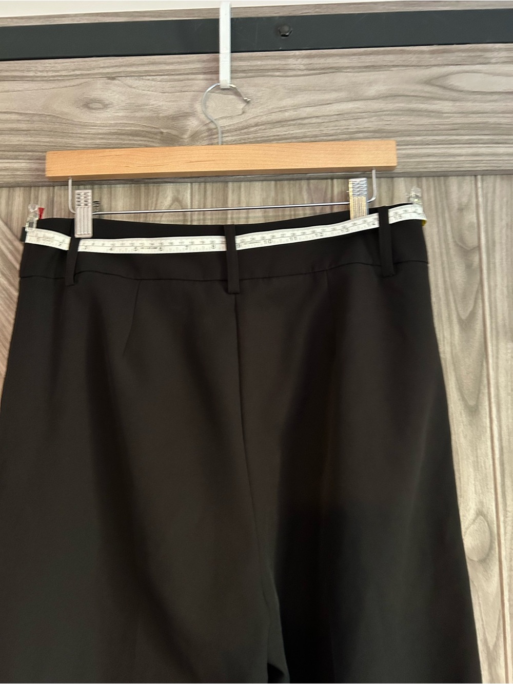 ICHI Ihlexi Wide Leg Tailored Trousers in Black - Picture 3 of 6